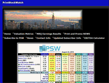 Tablet Screenshot of printstockwatch.com